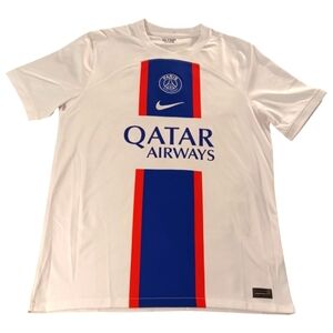 Nike Paris Saint-Germain 2022-2023 Stadium Third Jersey LARGE White DN2716-101